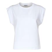 Dondup Vit T-shirt för män White, Dam