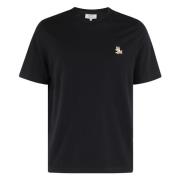 Maison Kitsuné Räv Patch T-shirt Black, Herr