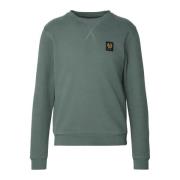 Belstaff Mineral Green Klassisk Sweatshirt Green, Herr