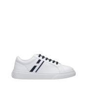 Hogan Stiliga vita lädersneakers White, Dam