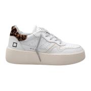 D.a.t.e. Sneakers med fläckig häl White, Dam