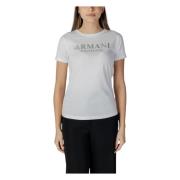 Armani Exchange Kortärmad T-shirt Vår/Sommar Kollektion White, Dam