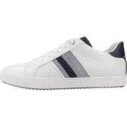 Geox Blommiga Sneakers för Kvinnor White, Dam