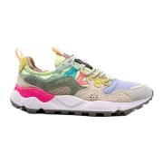 Flower Mountain Lila Sneakers Yamano 3 Kvinnokollektion Multicolor, Da...