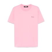 Barrow Jersey T-shirt i Rosa Pink, Herr