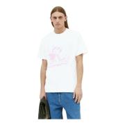 Carhartt Wip Grafiskt Tryck Bomull T-shirt White, Herr