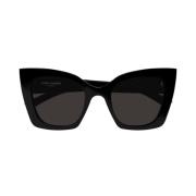 Saint Laurent Ultra Feminina Cat Eye Solglasögon Black, Dam