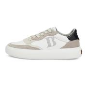 Boggi Milano Lädersneakers med makrologotyp Multicolor, Herr