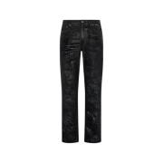 Roberto Cavalli Vintage Stil Denim Byxor Black, Herr