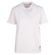 Golden Goose Distressed T-Shirt White, Dam