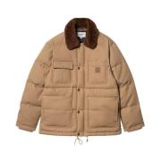 Carhartt Wip Canvas Jacka Rayley Peanut Beige, Herr