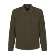 C.p. Company Chrome Overshirt Skjorta Green, Herr