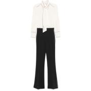 Elisabetta Franchi Elegant Jumpsuit med Fäst Sjal Multicolor, Dam