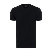 Dondup Casual T-shirt i svart Black, Herr