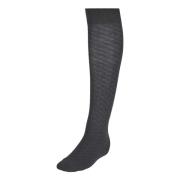 Boggi Milano Bomull Blandning Jacquard Strumpor Black, Herr