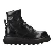 Premiata Ankelboots i kalvskinn M6871A Black, Dam