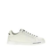 Dolce & Gabbana Vita Sneakers med Platta Skosnören White, Herr