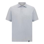 Boggi Milano Poloskjorta i bomullsjersey Blue, Herr