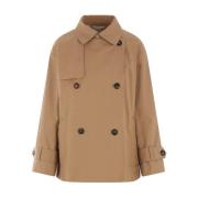 Max Mara Brun dubbelknäppt trenchcoat Brown, Dam