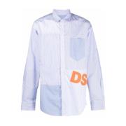 Dsquared2 Casual skjorta för män Blue, Herr