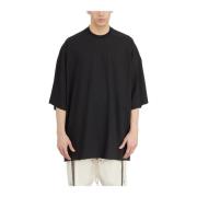 Rick Owens Stilren T-shirt för vardagsbruk Black, Herr