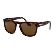 Persol Stiliga Elio solglasögon för sommaren Brown, Unisex