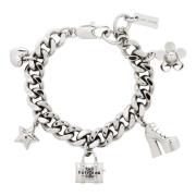 Marc Jacobs Ikon Charm Armband Smycken Gray, Dam