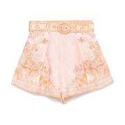 Zimmermann Acacia Tuck Shorts Multicolor, Dam