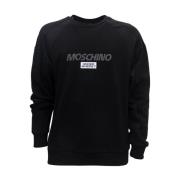 Moschino Svart Bomullströja V1A1708 - 4420 Black, Herr