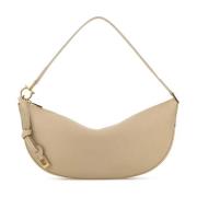 Salvatore Ferragamo Läder Axelväska Beige, Dam