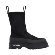 Stutterheim Chunky Nubuck Mid-Calf Vattentäta Stövlar Black, Unisex