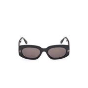 Tom Ford Elegant Svart Acetat Solglasögon Black, Unisex