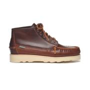 Sebago Handgjorda Mid Brown Cinnamon Läderstövlar Brown, Herr