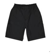 Ambush Bomullsshorts med fickor och dragkedja Black, Herr