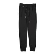 Philipp Plein Sweatpants med broderad detalj och dragsko i midjan Blac...