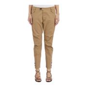 Dsquared2 Bomulls Rangerbyxor Beige, Dam