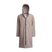 Stutterheim Lätt Matt Parka för Män Beige, Herr