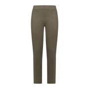 Blanca Vita Elastanleggings med elastisk midja Green, Dam