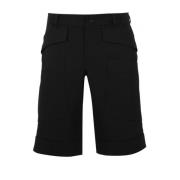 Burberry Ull Bermuda Shorts med Fickor Black, Herr