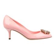 Dolce & Gabbana Kristallprydda mockapumps Pink, Dam