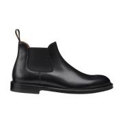 Doucal's Herr läder beatles ankel boot | svart Black, Herr