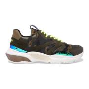 Valentino Garavani Bounce Sneakers Läder Herrar Italien Green, Herr