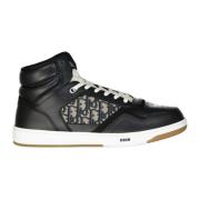 Dior Oblique High-Top Sneakers Black, Herr