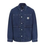 Carhartt Wip Blå Dubbel Front Jacka Blue, Herr