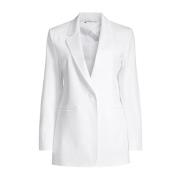 Max Mara Studio Managua Blazer med långa ärmar White, Dam