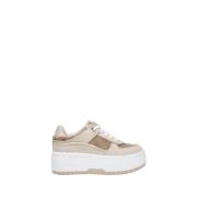 Guess Beige Sneakers med Eleganta Detaljer Beige, Dam