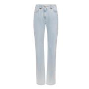 Elisabetta Franchi Klar Blå Flare Leg Jeans med Juvel Detaljer Blue, D...