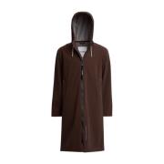 Stutterheim Lätt Matt Parka för Män Brown, Herr