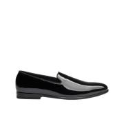 Doucal's Herr loafers i lackläder | svart Black, Herr