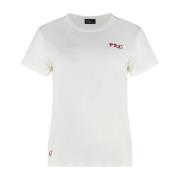 Ralph Lauren Cotton T-Shirt White, Dam